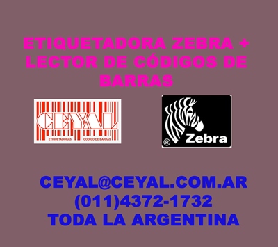 Servicio tecnico Zebra de industrial (proveemos etiquetas +ribbon) (011) 4372 1732 Arg.