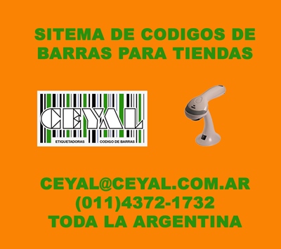 Consumibles para etiqueta carton Locales Argentina