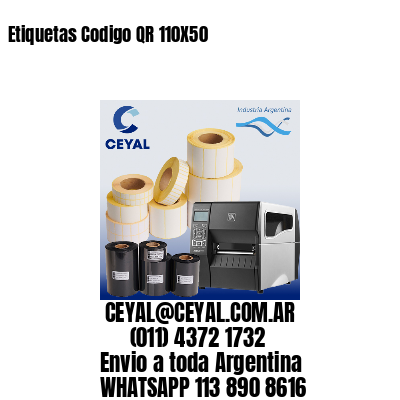 Etiquetas Codigo QR 110X50