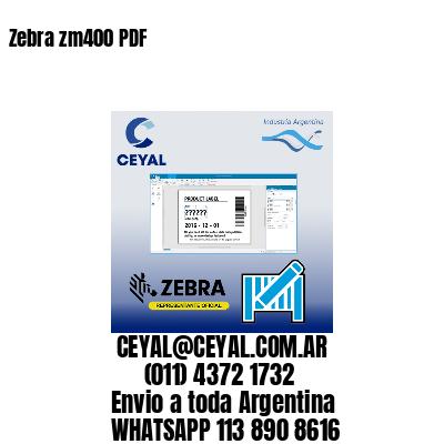 Zebra zm400 PDF