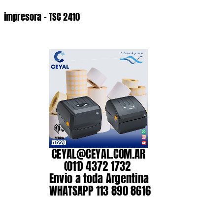 impresora – TSC 2410