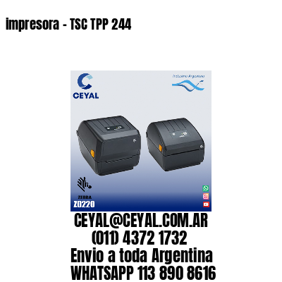 impresora – TSC TPP 244