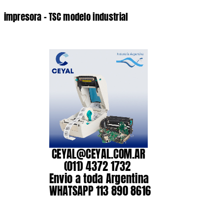 impresora – TSC modelo industrial