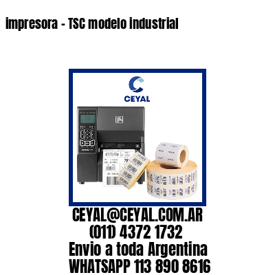 impresora – TSC modelo industrial