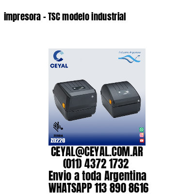 impresora – TSC modelo industrial