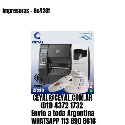 impresoras – Gc420t