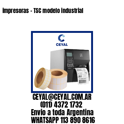 impresoras – TSC modelo industrial