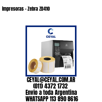 impresoras – Zebra ZD410