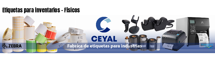 Etiquetas para inventarios - Físicos