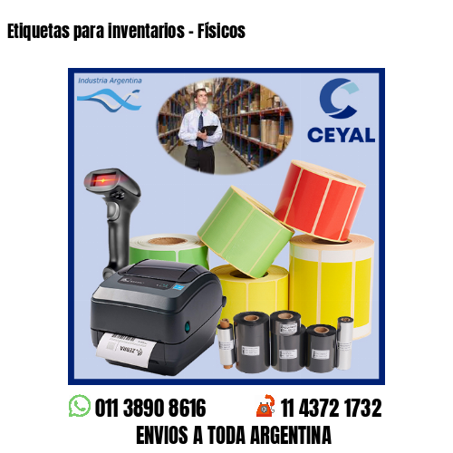 Etiquetas para inventarios – Físicos