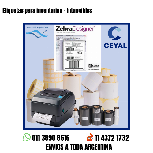 Etiquetas para inventarios – Intangibles