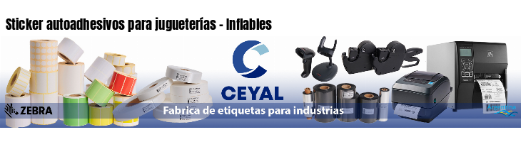 Sticker autoadhesivos para jugueterías - Inflables