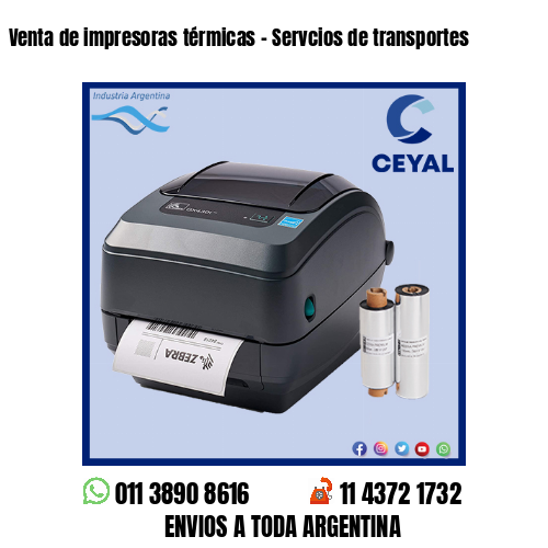 Venta de impresoras térmicas – Servcios de transportes