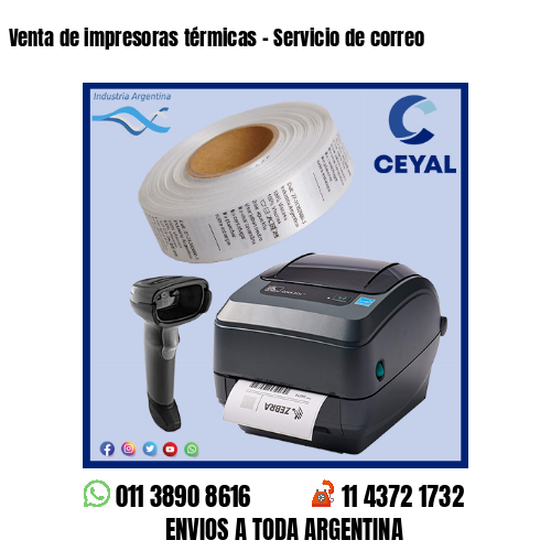 Venta de impresoras térmicas – Servicio de correo
