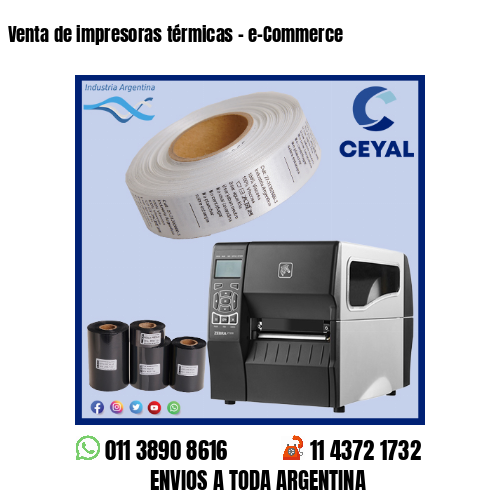 Venta de impresoras térmicas – e-Commerce