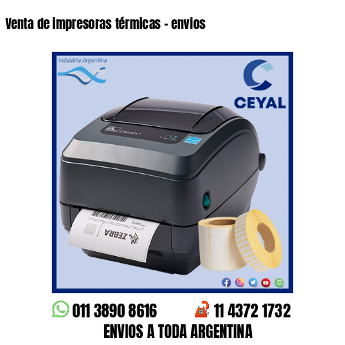 Venta de impresoras térmicas – envios