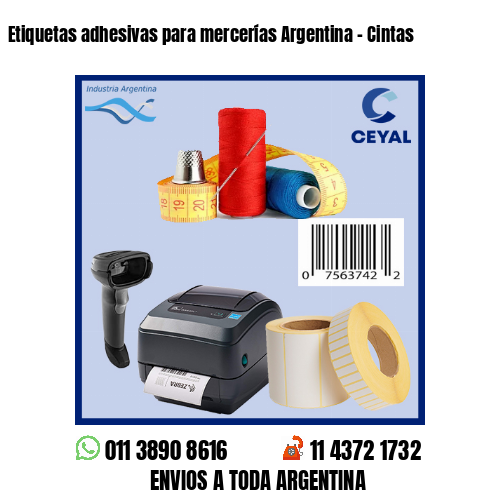 Etiquetas adhesivas para mercerías Argentina – Cintas