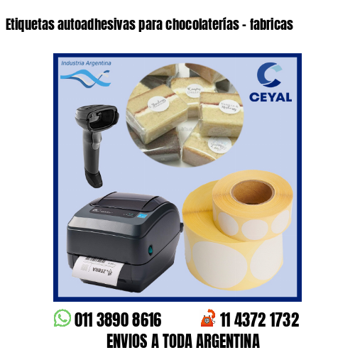 Etiquetas autoadhesivas para chocolaterías – fabricas