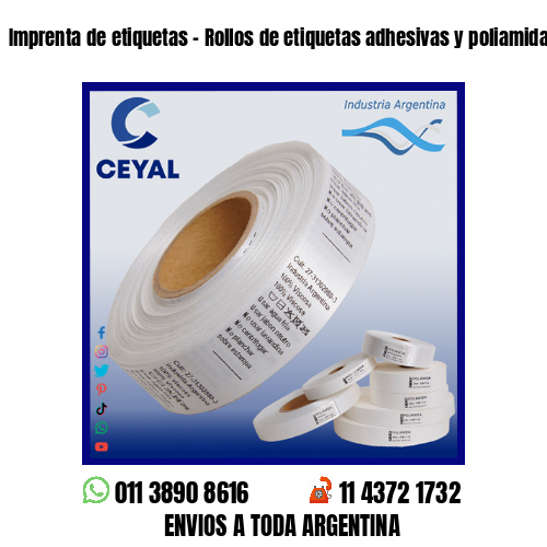Imprenta de etiquetas – Rollos de etiquetas adhesivas y poliamida