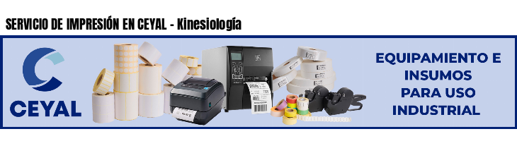 SERVICIO DE IMPRESIÓN EN CEYAL - Kinesiología