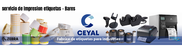 servicio de impresion etiquetas - Bares