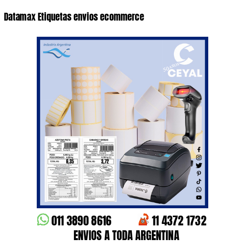 Datamax Etiquetas envios ecommerce