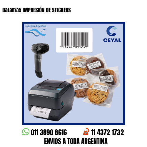 Datamax IMPRESIÓN DE STICKERS