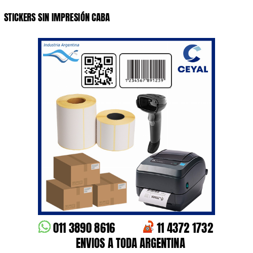 STICKERS SIN IMPRESIÓN CABA