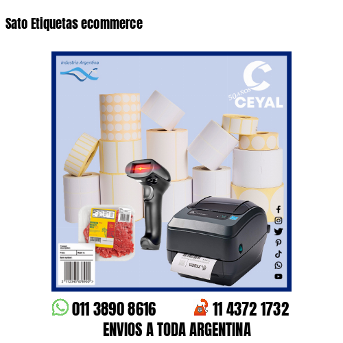 Sato Etiquetas ecommerce