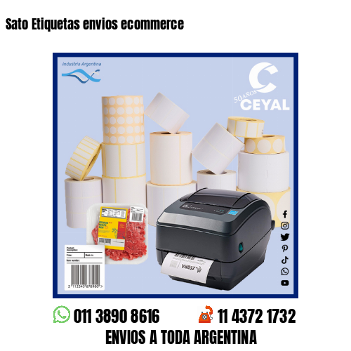 Sato Etiquetas envios ecommerce