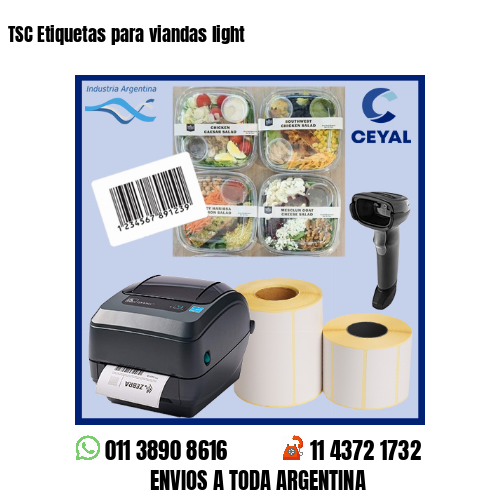TSC Etiquetas para viandas light