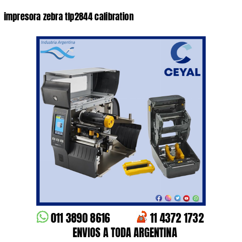 impresora zebra tlp2844 calibration