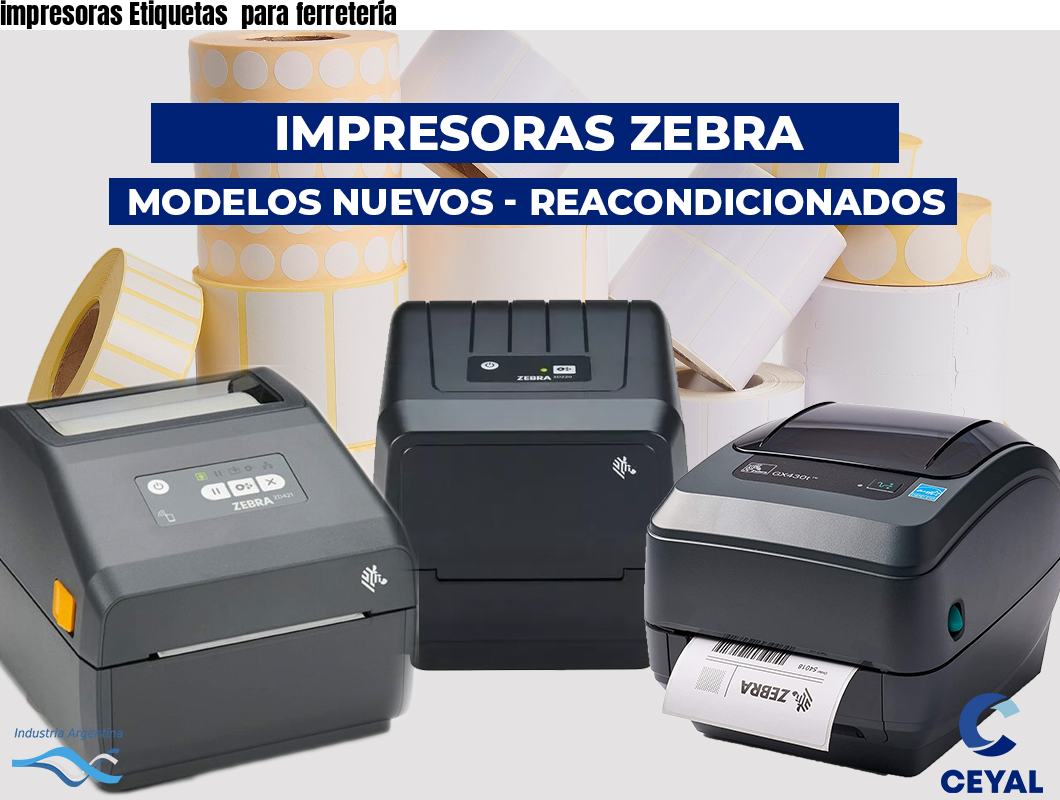 Impresoras Etiquetas Para Ferretería Respuesto Zebra 3229