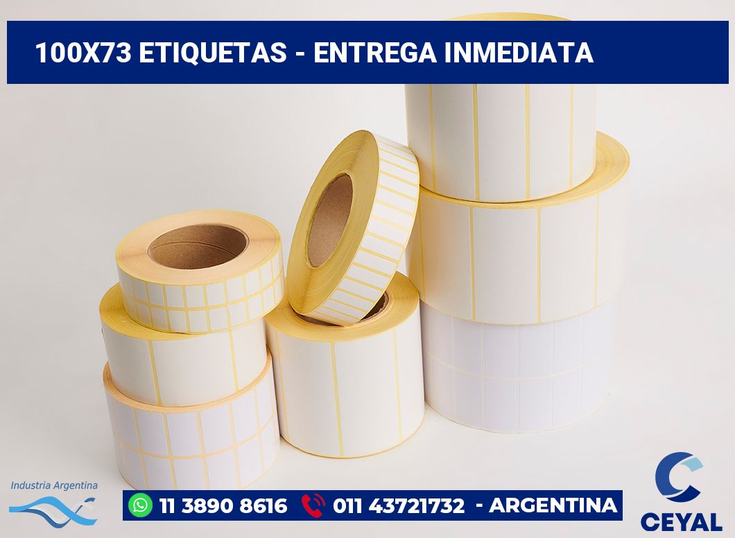 100×73 Etiquetas