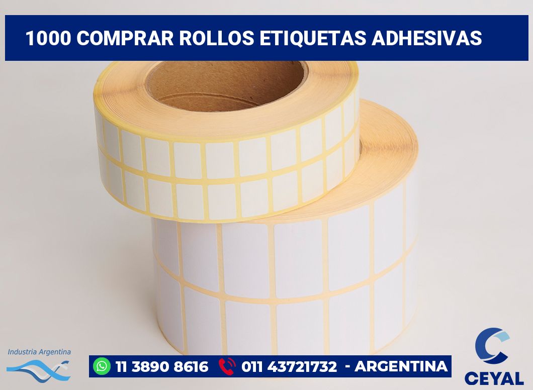 1000 Comprar rollos etiquetas adhesivas