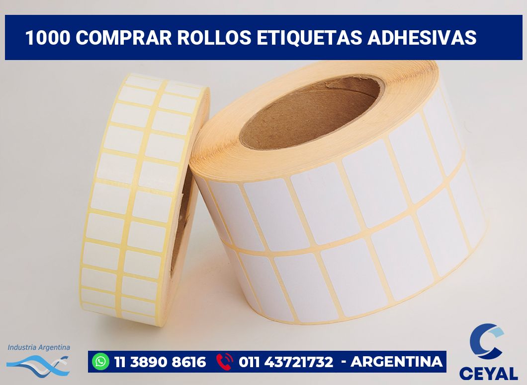 1000 Comprar rollos etiquetas adhesivas