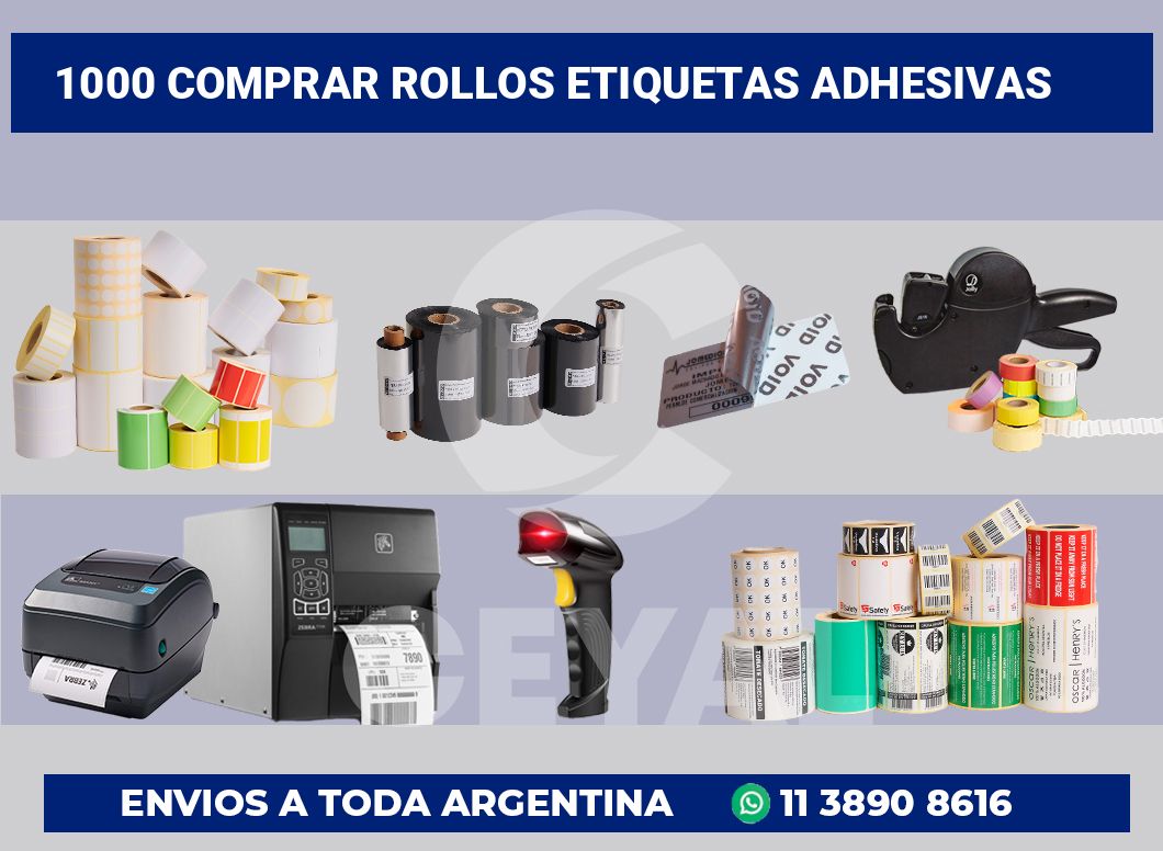 1000 Comprar rollos etiquetas adhesivas