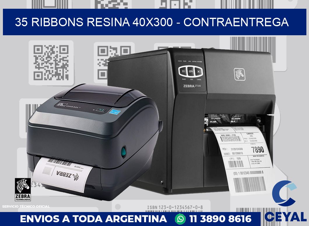 35 Ribbons resina 40x300 - contraentrega