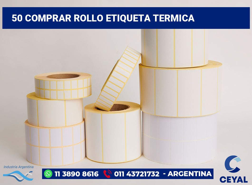 50 Comprar rollo etiqueta termica