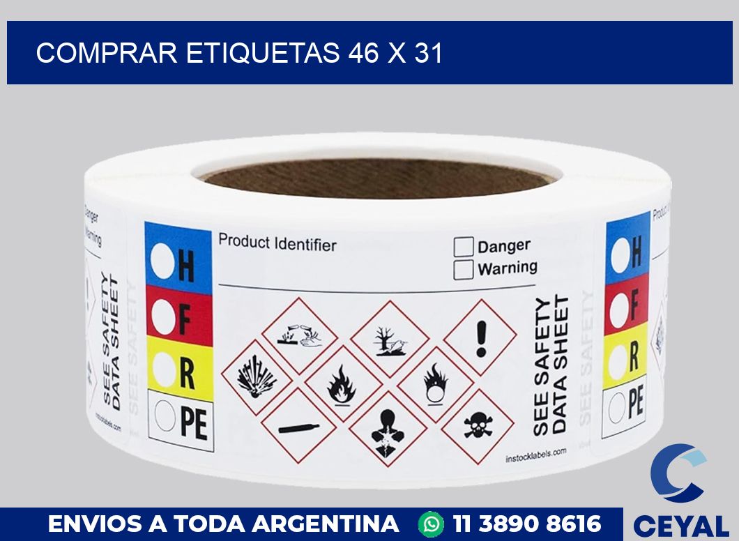 Comprar etiquetas 46 x 31