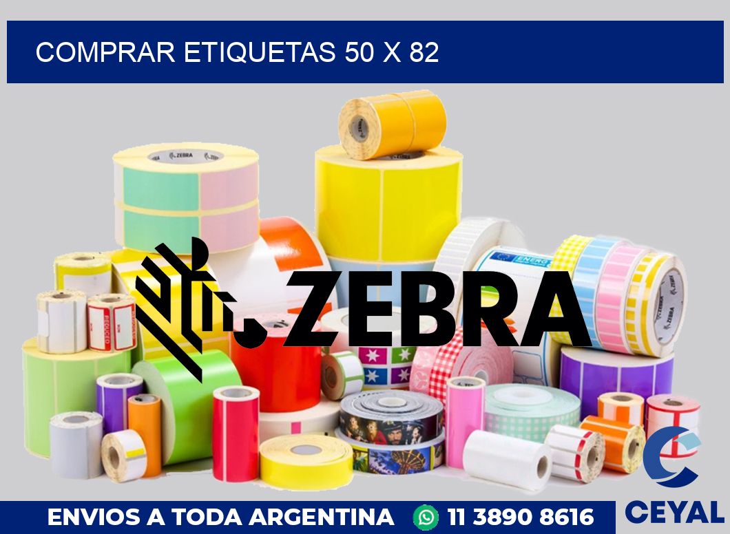 Comprar etiquetas 50 x 82