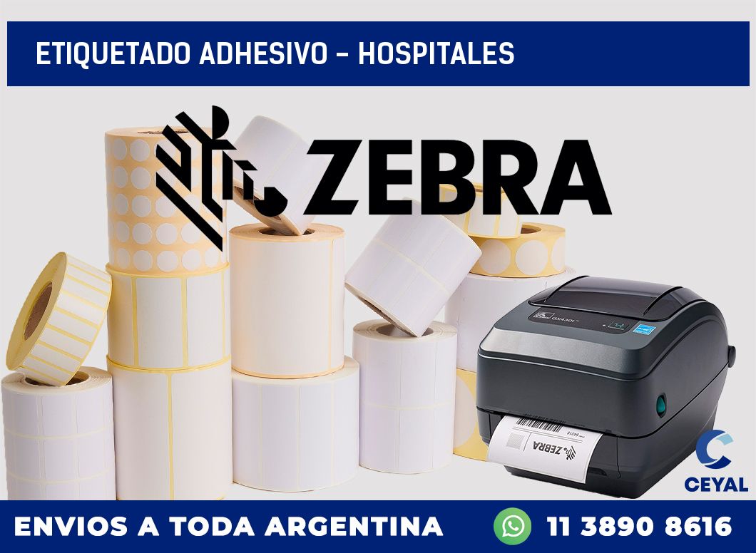 Etiquetado adhesivo – Hospitales