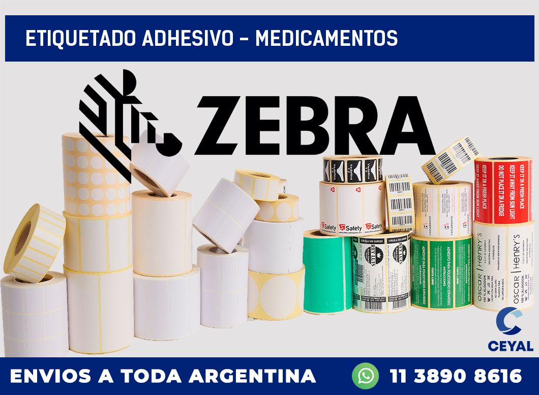 Etiquetado adhesivo - Medicamentos
