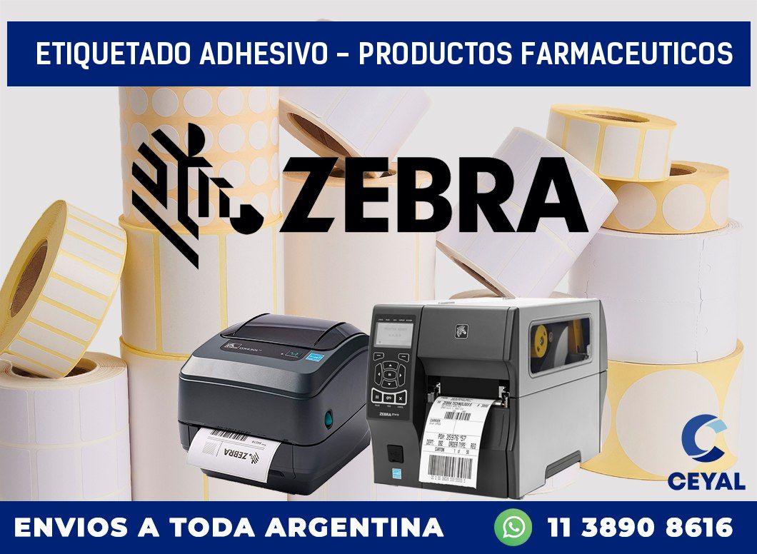 Etiquetado adhesivo – productos farmaceuticos