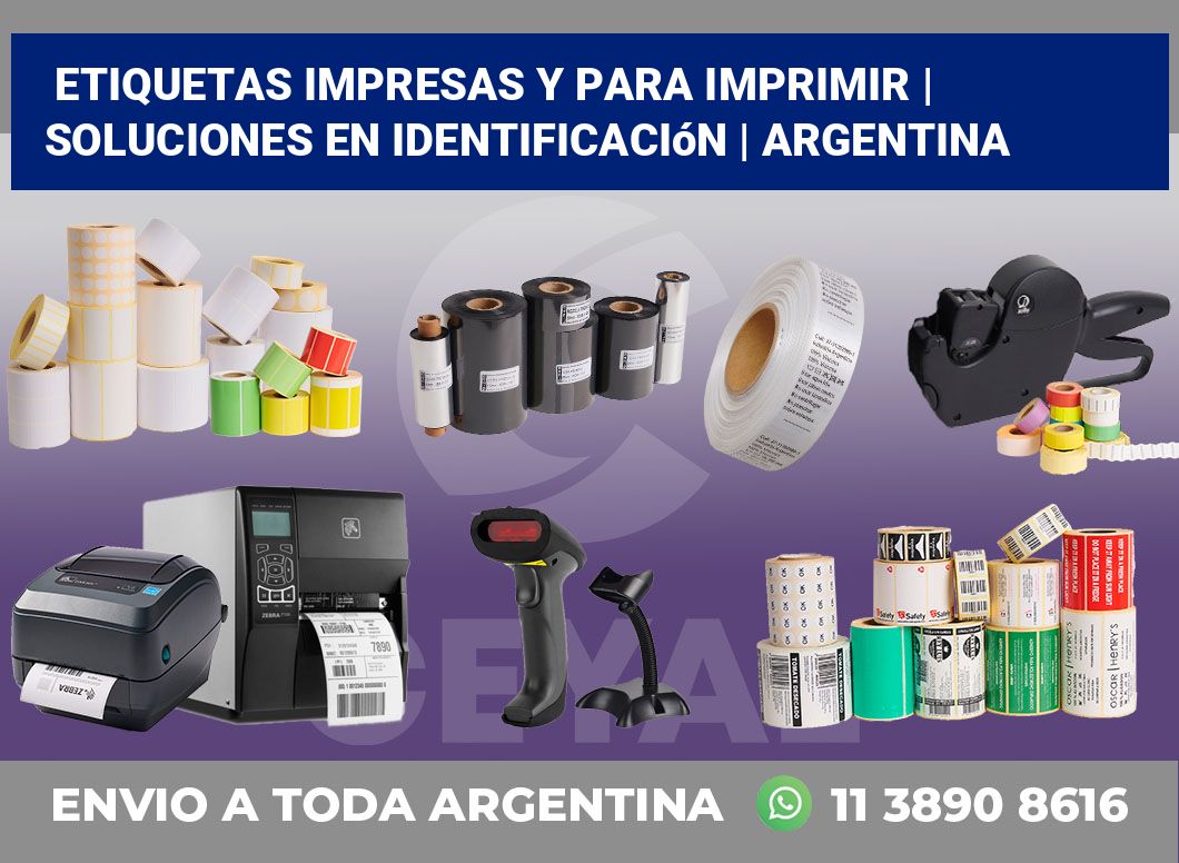 Etiquetas impresas y para imprimir | Soluciones en identificación | Argentina