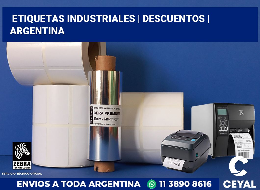 Etiquetas industriales | Descuentos | Argentina