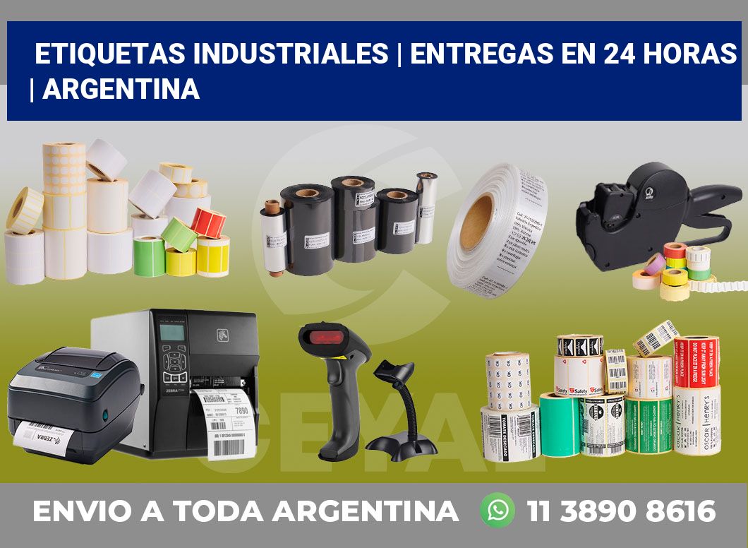 Etiquetas industriales | Entregas en 24 horas | Argentina