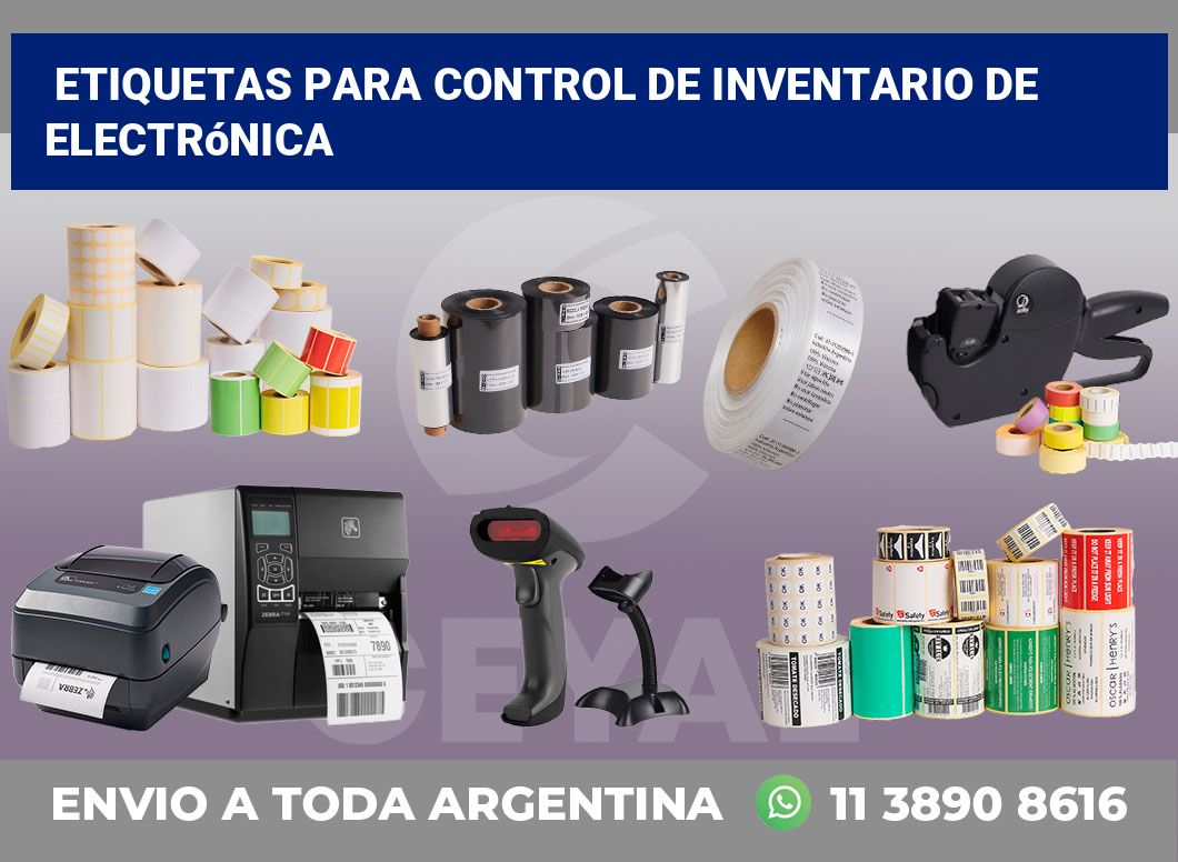 Etiquetas para Control de Inventario de Electrónica