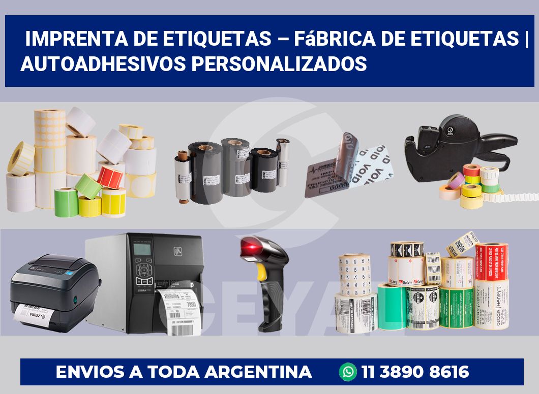 Imprenta de etiquetas – Fábrica de etiquetas | Autoadhesivos personalizados