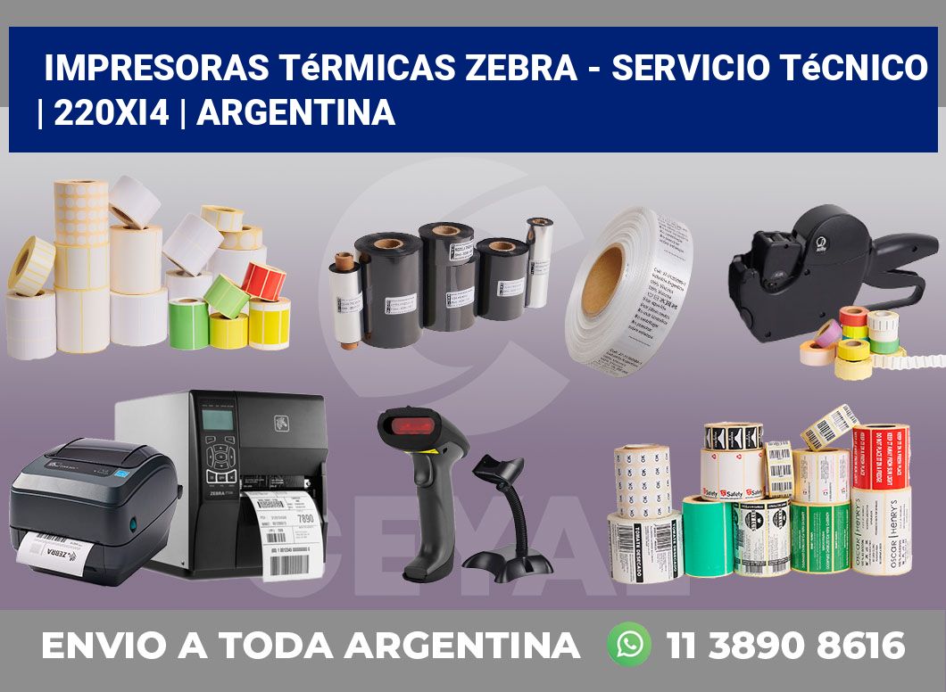 Impresoras térmicas Zebra – servicio técnico | 220Xi4 | Argentina